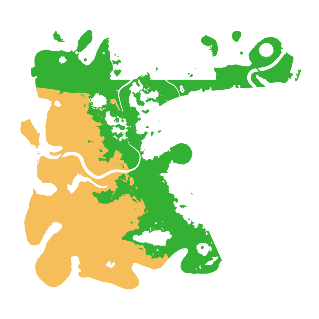 Biome Rust Map: Procedural Map, Size: 4000, Seed: 544023