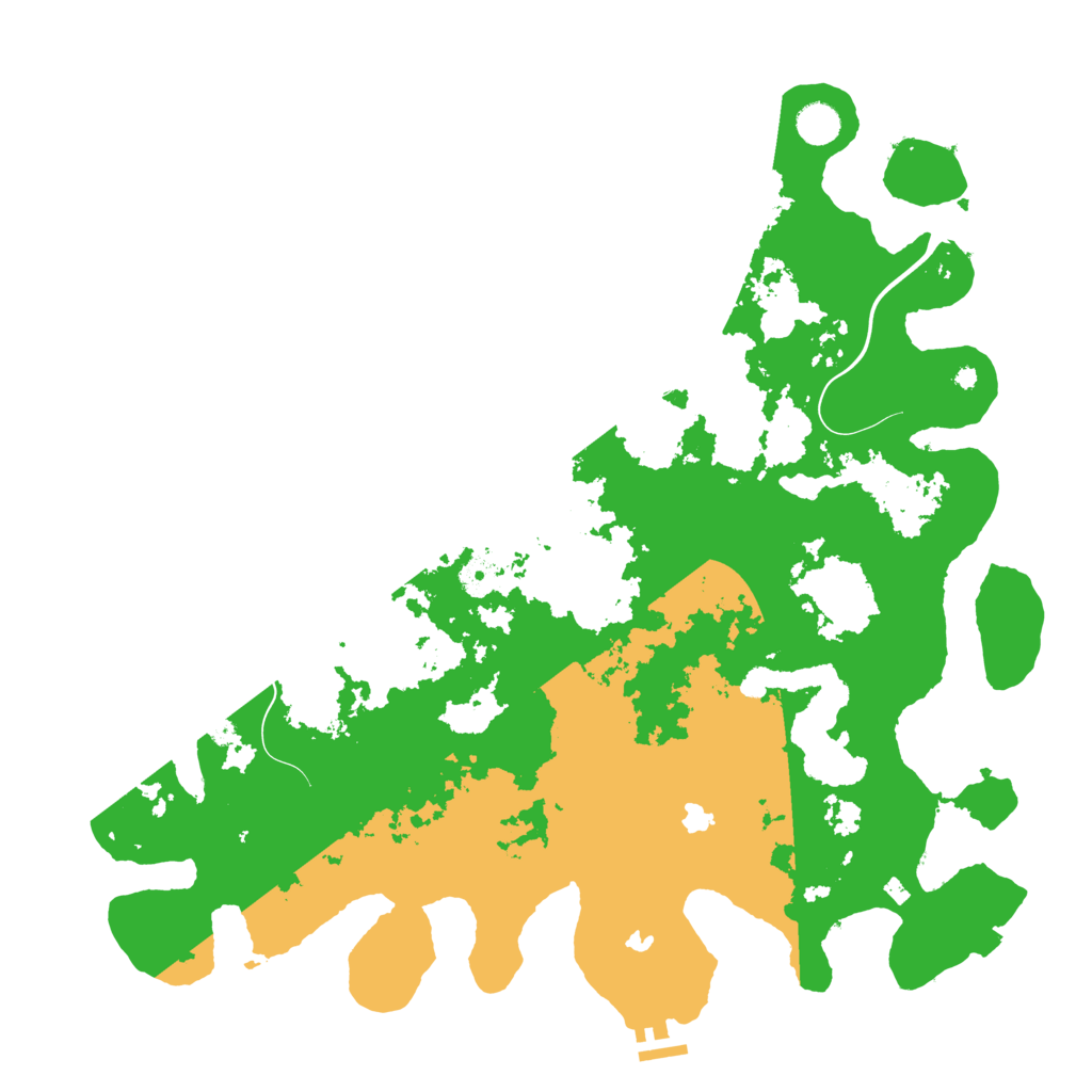 Biome Rust Map: Procedural Map, Size: 4500, Seed: 3301