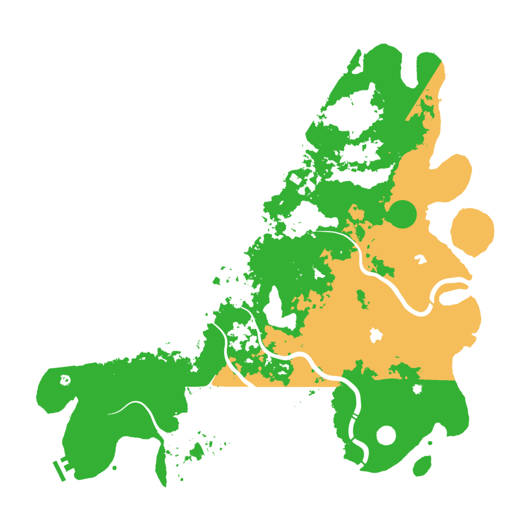 Biome Rust Map: Procedural Map, Size: 4800, Seed: 159753
