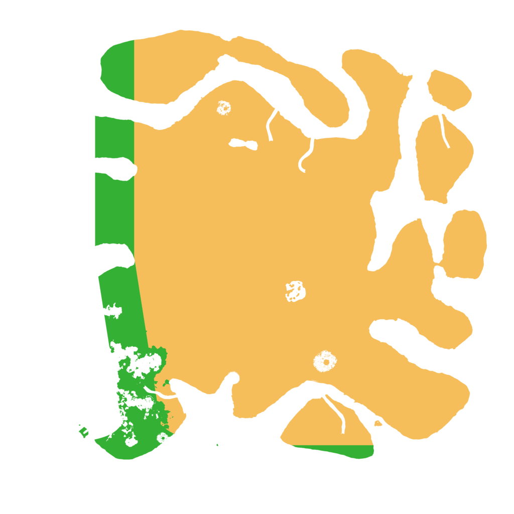 Biome Rust Map: Procedural Map, Size: 3600, Seed: 379672136