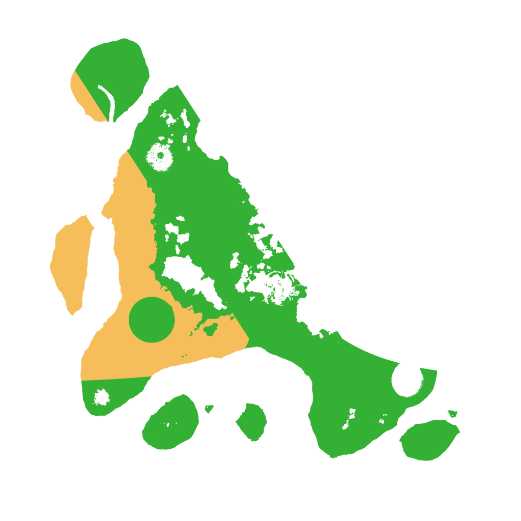 Biome Rust Map: Procedural Map, Size: 3000, Seed: 1744090199