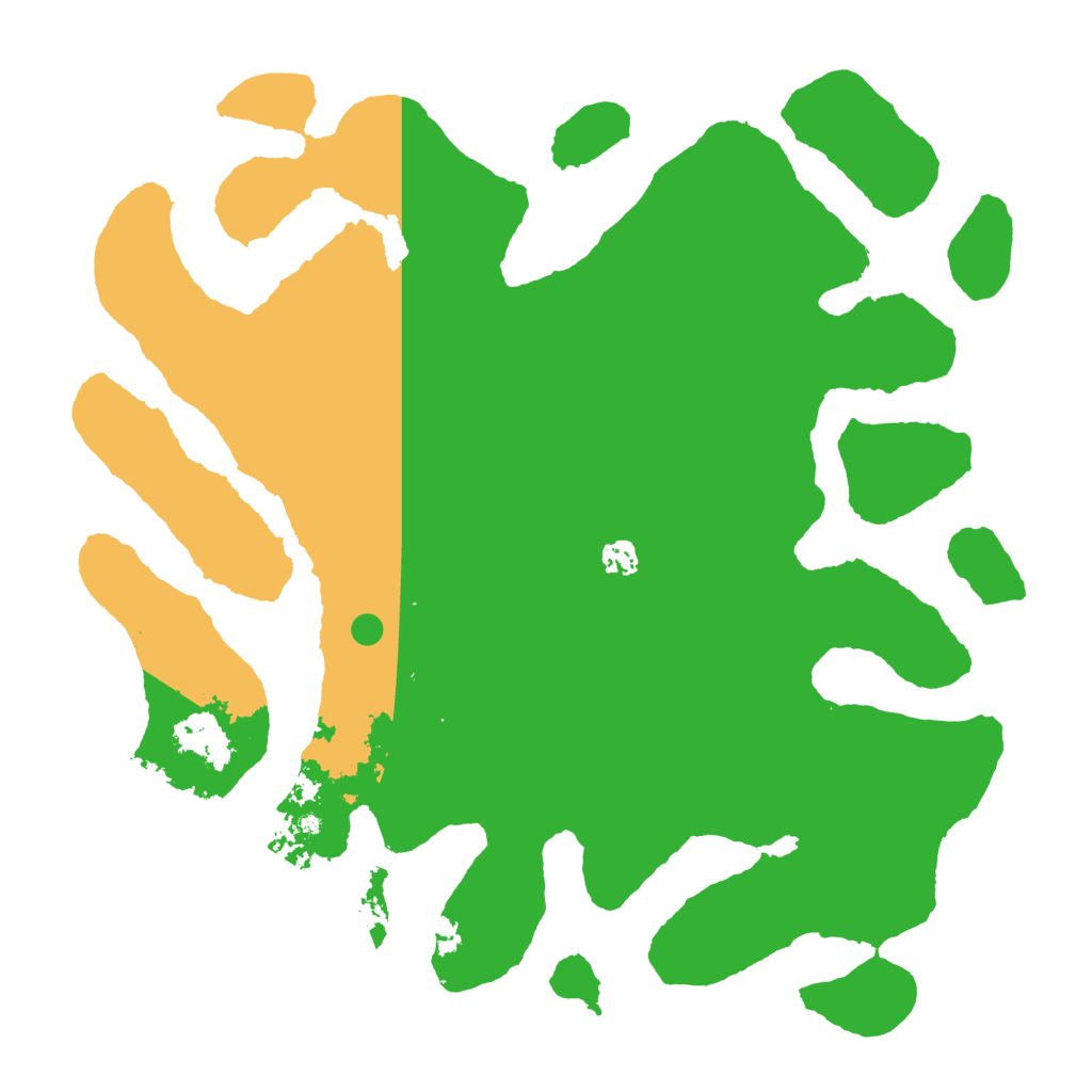 Biome Rust Map: Barren, Size: 4500, Seed: 40207