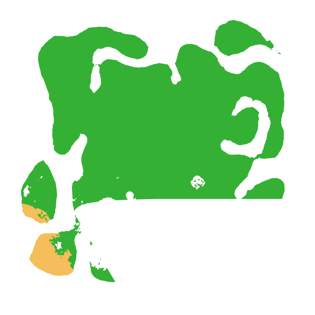 Biome Rust Map: Barren, Size: 3600, Seed: 259704