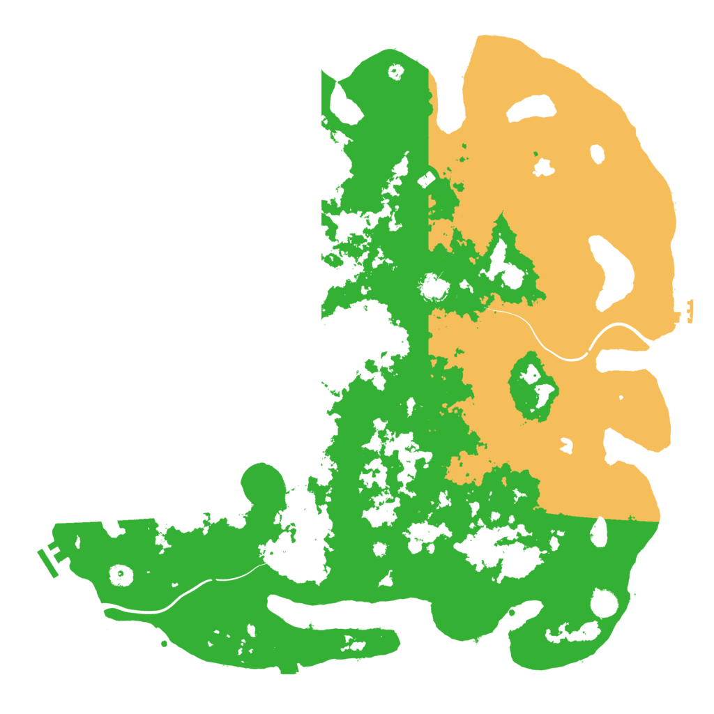 Biome Rust Map: Procedural Map, Size: 4600, Seed: 358