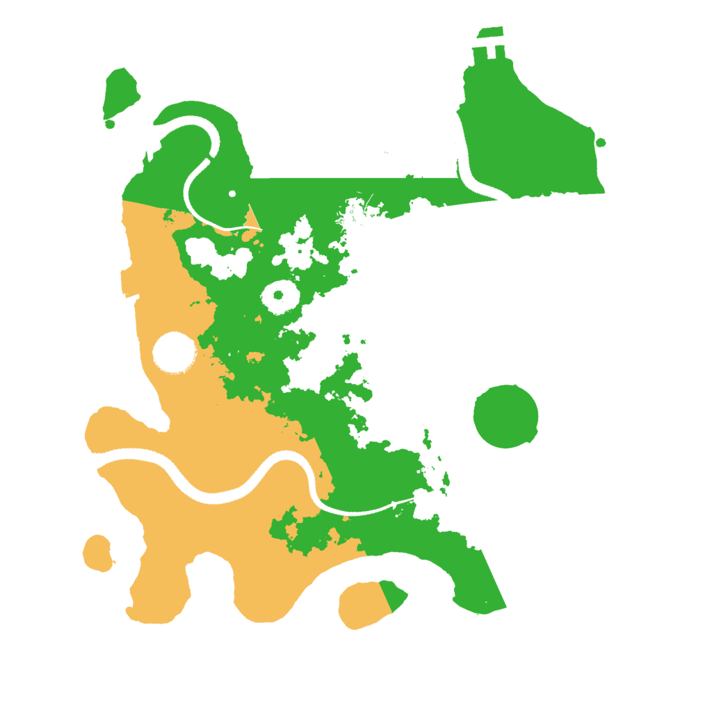 Biome Rust Map: Procedural Map, Size: 3000, Seed: 793177