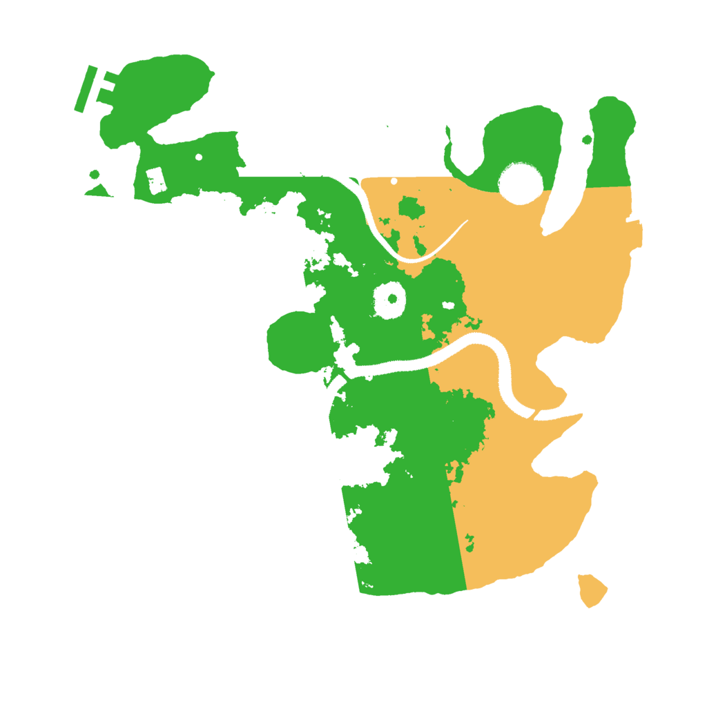 Biome Rust Map: Procedural Map, Size: 3000, Seed: 676849549
