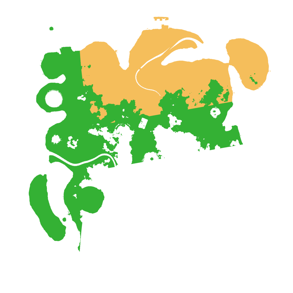 Biome Rust Map: Procedural Map, Size: 3000, Seed: 93069