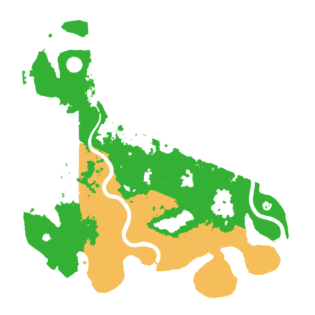 Biome Rust Map: Procedural Map, Size: 3500, Seed: 963816