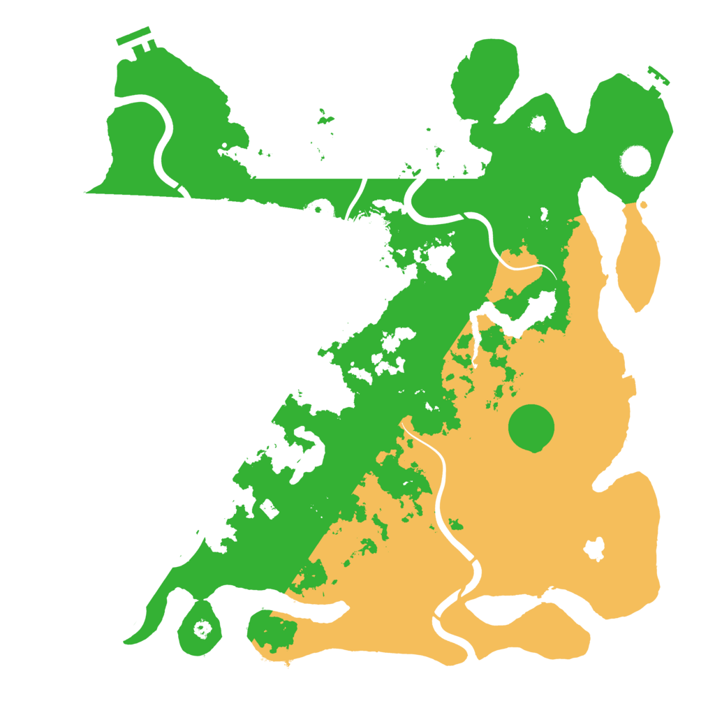 Biome Rust Map: Procedural Map, Size: 4096, Seed: 213458660