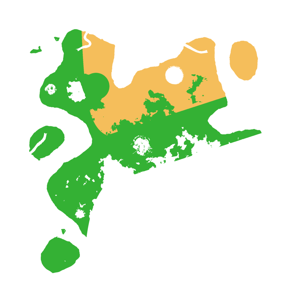 Biome Rust Map: Procedural Map, Size: 3000, Seed: 3249842