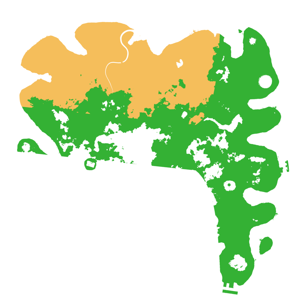 Biome Rust Map: Procedural Map, Size: 4000, Seed: 35971