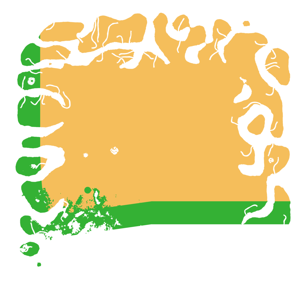 Biome Rust Map: Procedural Map, Size: 6000, Seed: 43267632