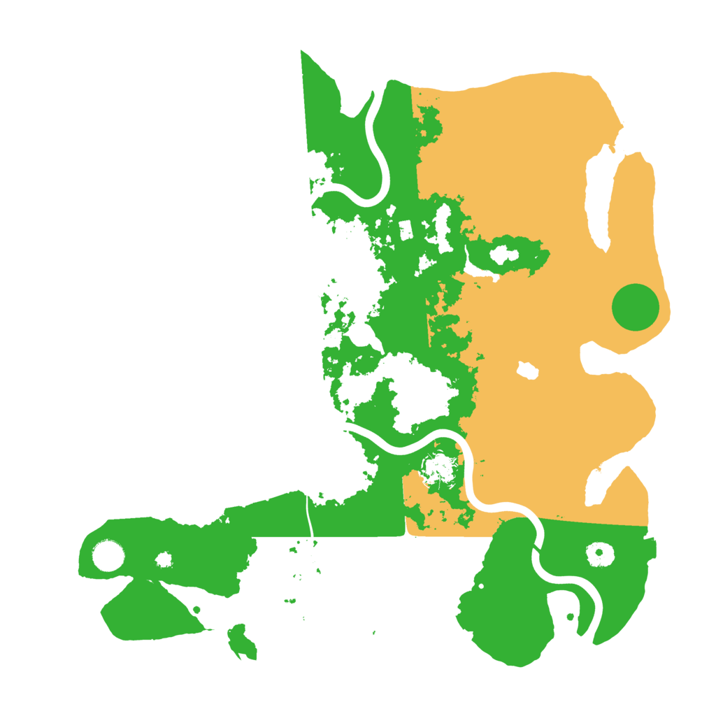 Biome Rust Map: Procedural Map, Size: 4000, Seed: 532236
