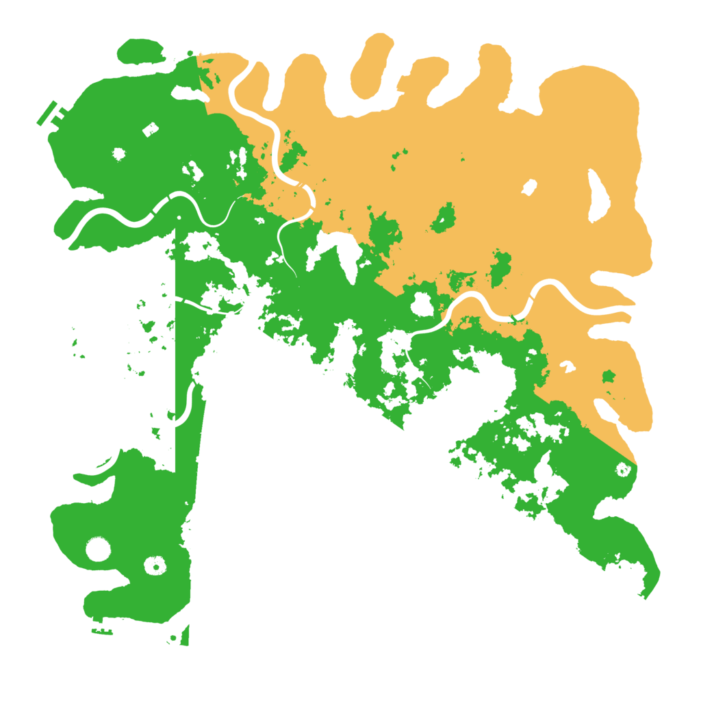 Biome Rust Map: Procedural Map, Size: 5000, Seed: 1342