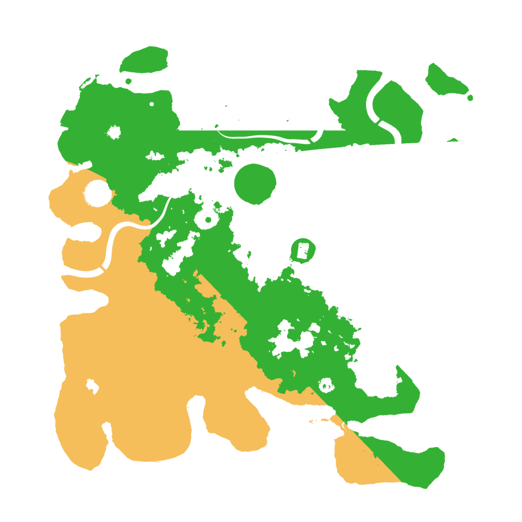 Biome Rust Map: Procedural Map, Size: 3500, Seed: 881765234