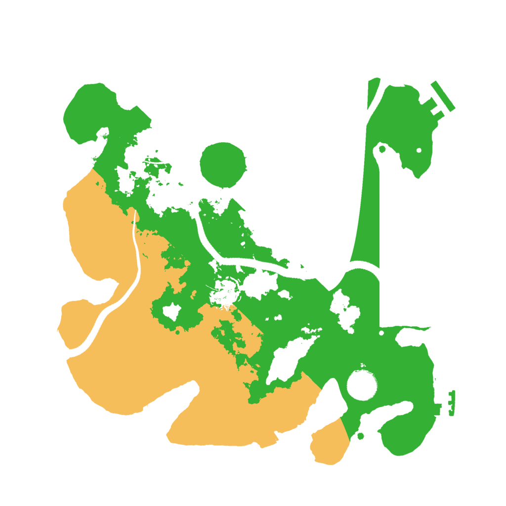 Biome Rust Map: Procedural Map, Size: 3000, Seed: 20679562