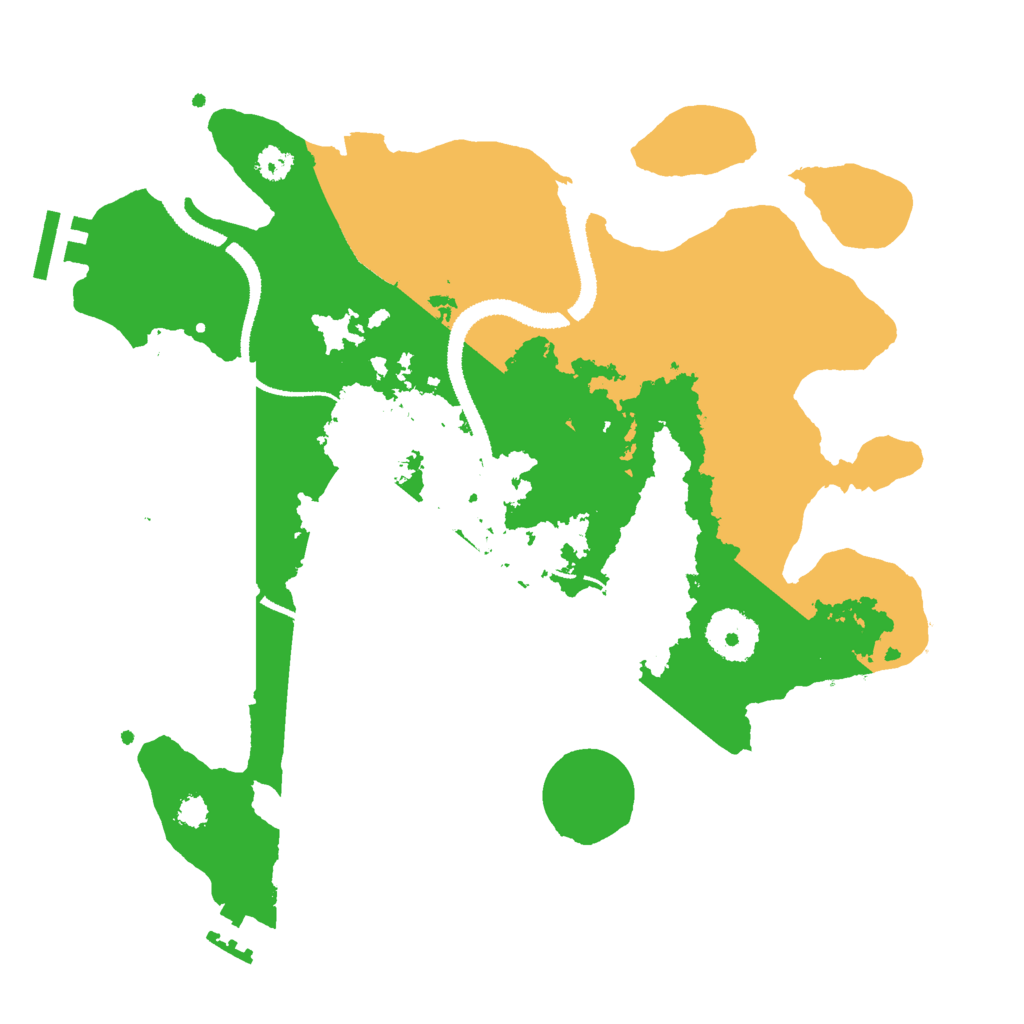 Biome Rust Map: Procedural Map, Size: 3000, Seed: 368984544