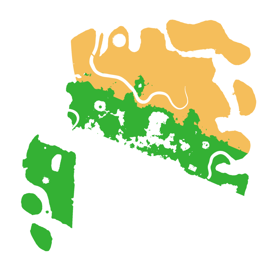 Biome Rust Map: Procedural Map, Size: 3600, Seed: 1708147469
