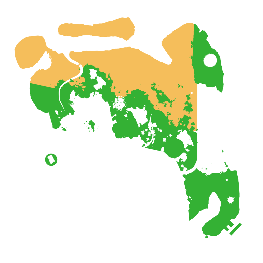 Biome Rust Map: Procedural Map, Size: 3550, Seed: 1172980