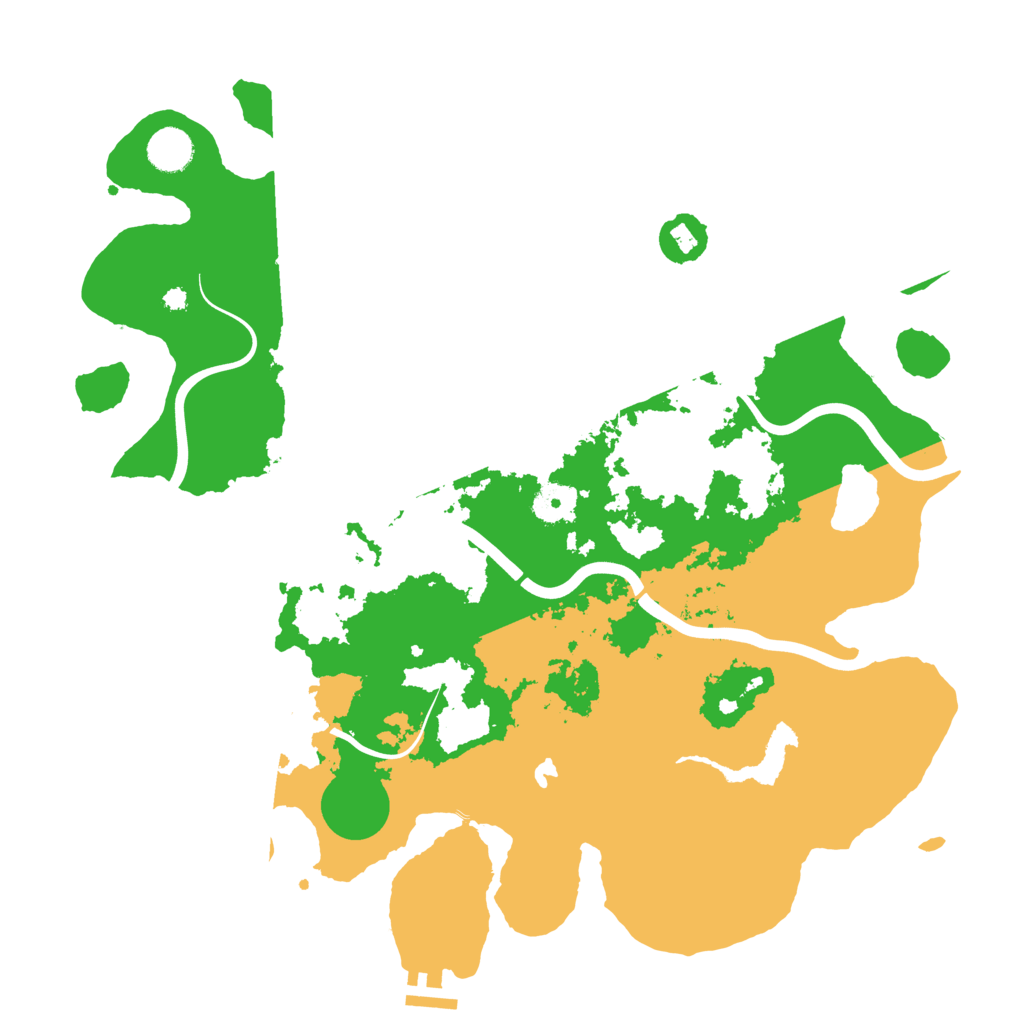 Biome Rust Map: Procedural Map, Size: 4000, Seed: 5039