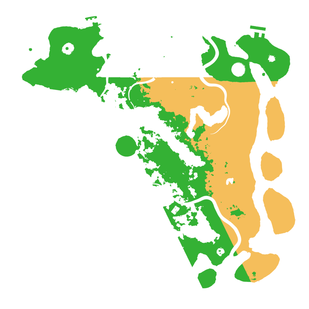 Biome Rust Map: Procedural Map, Size: 4000, Seed: 989897
