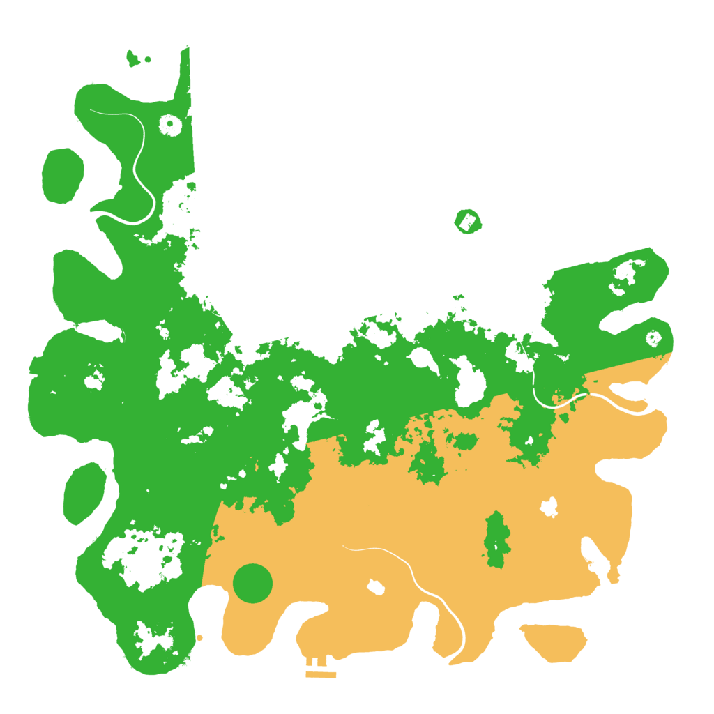 Biome Rust Map: Procedural Map, Size: 4750, Seed: 1