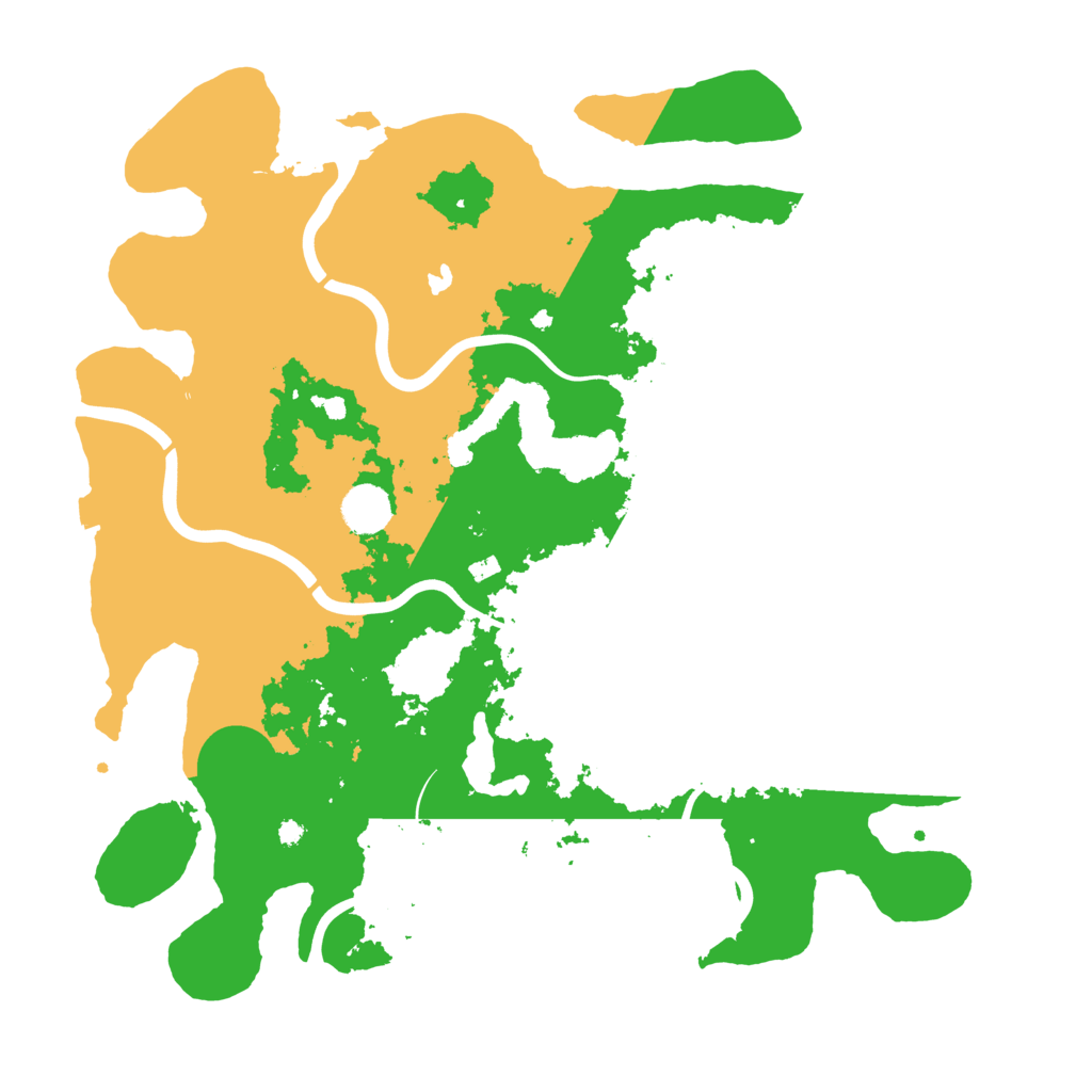 Biome Rust Map: Procedural Map, Size: 4000, Seed: 35733