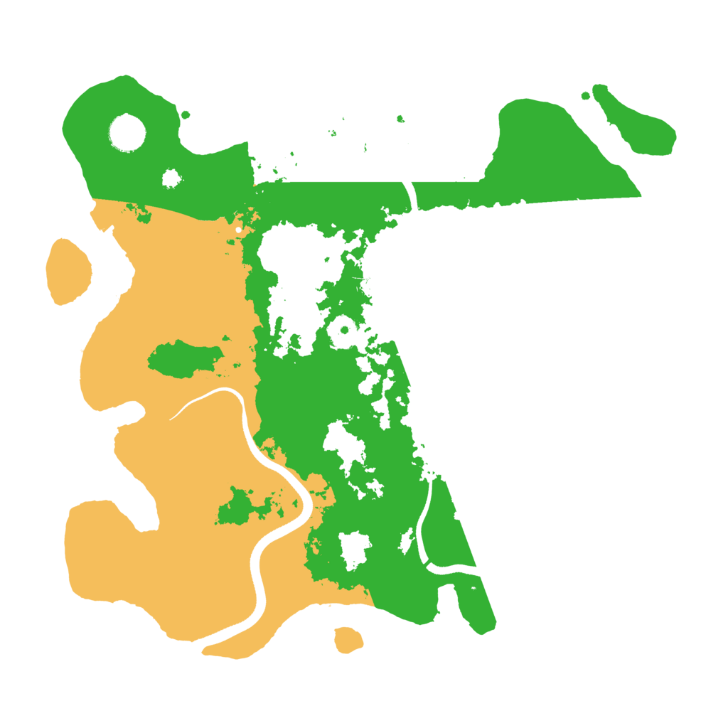 Biome Rust Map: Procedural Map, Size: 3500, Seed: 335065