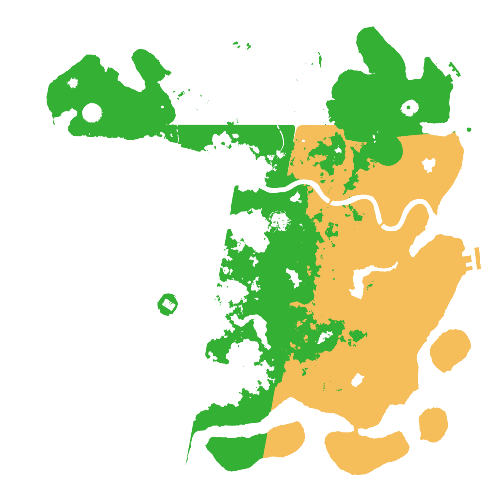 Biome Rust Map: Procedural Map, Size: 4500, Seed: 282303853