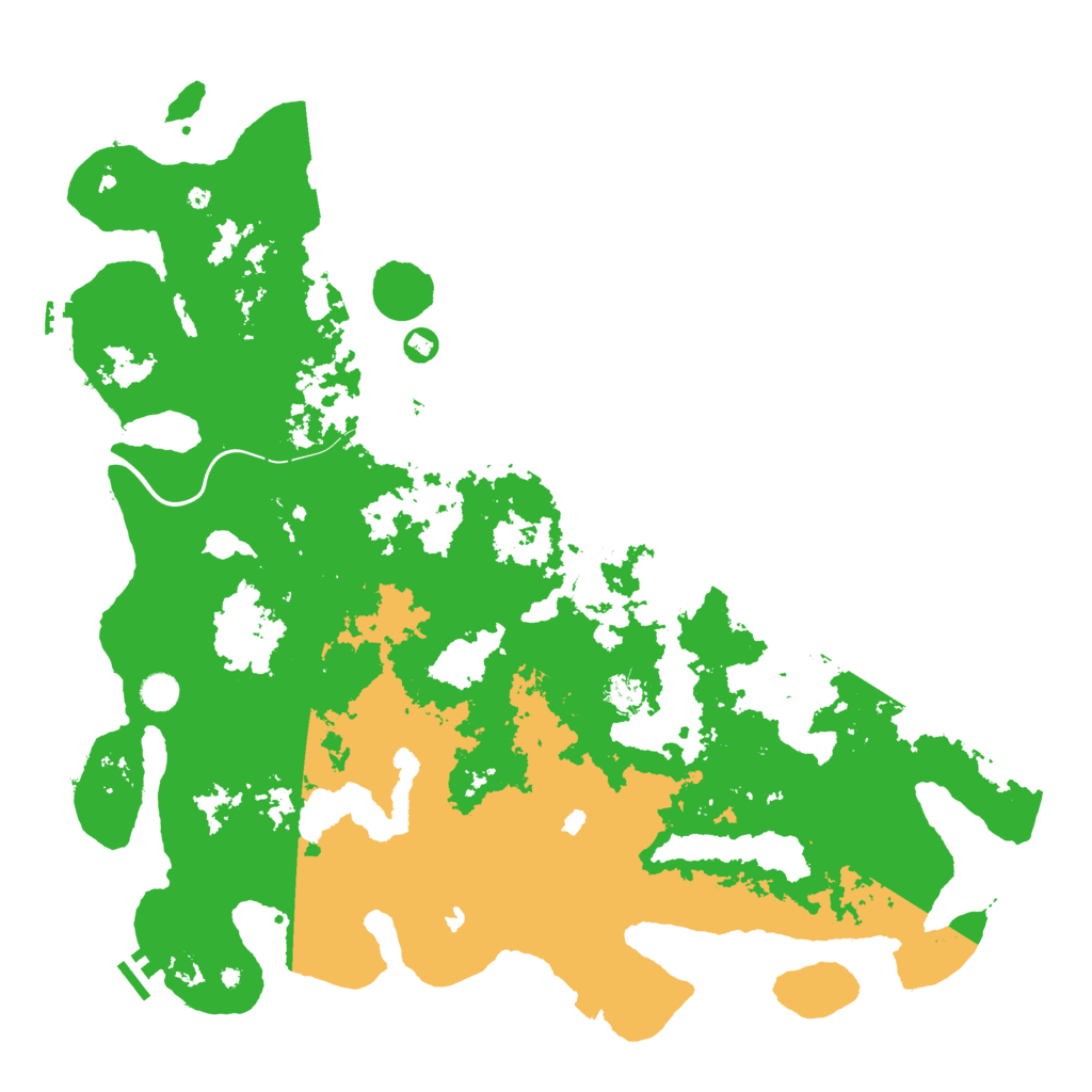 Biome Rust Map: Procedural Map, Size: 5000, Seed: 99