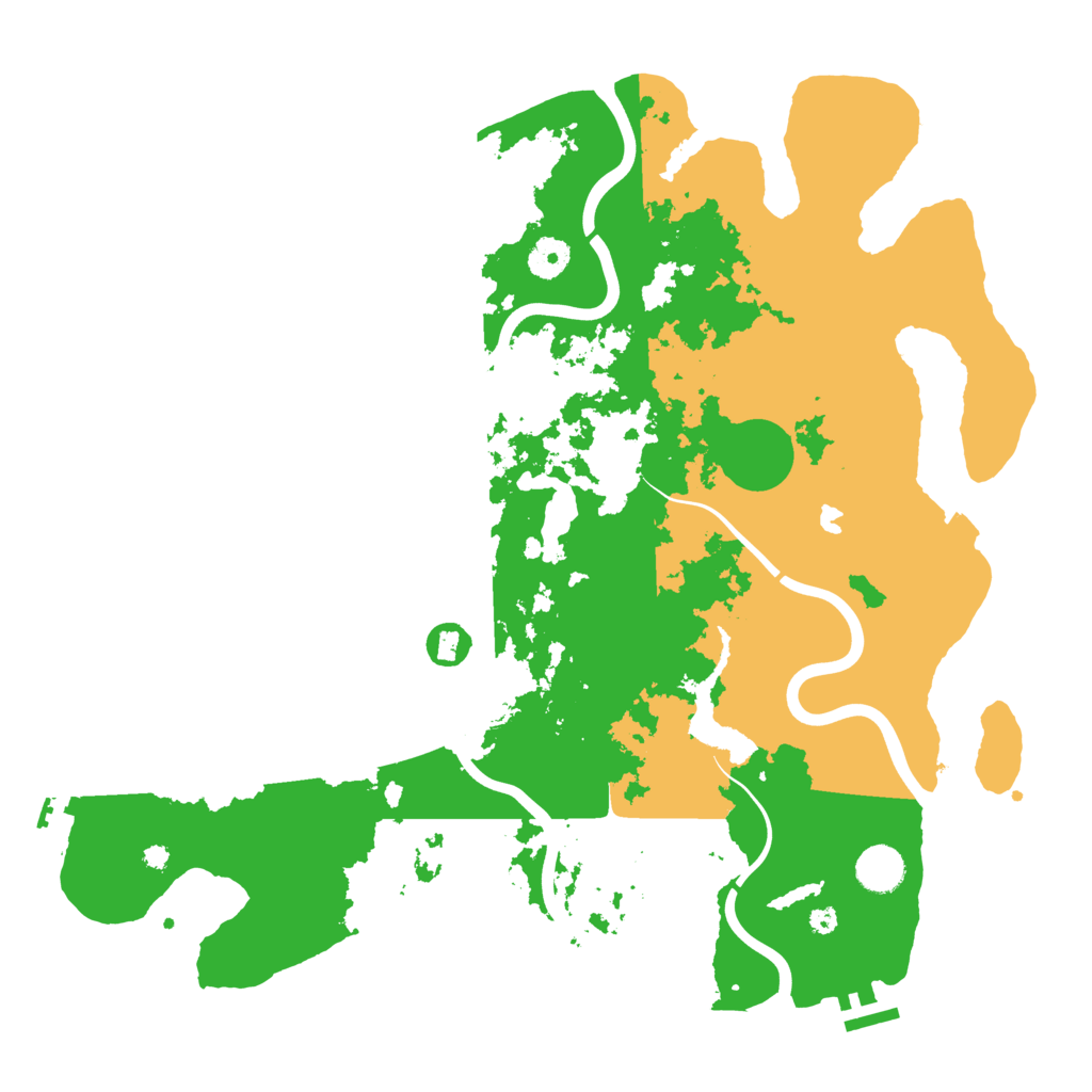 Biome Rust Map: Procedural Map, Size: 4000, Seed: 4193618