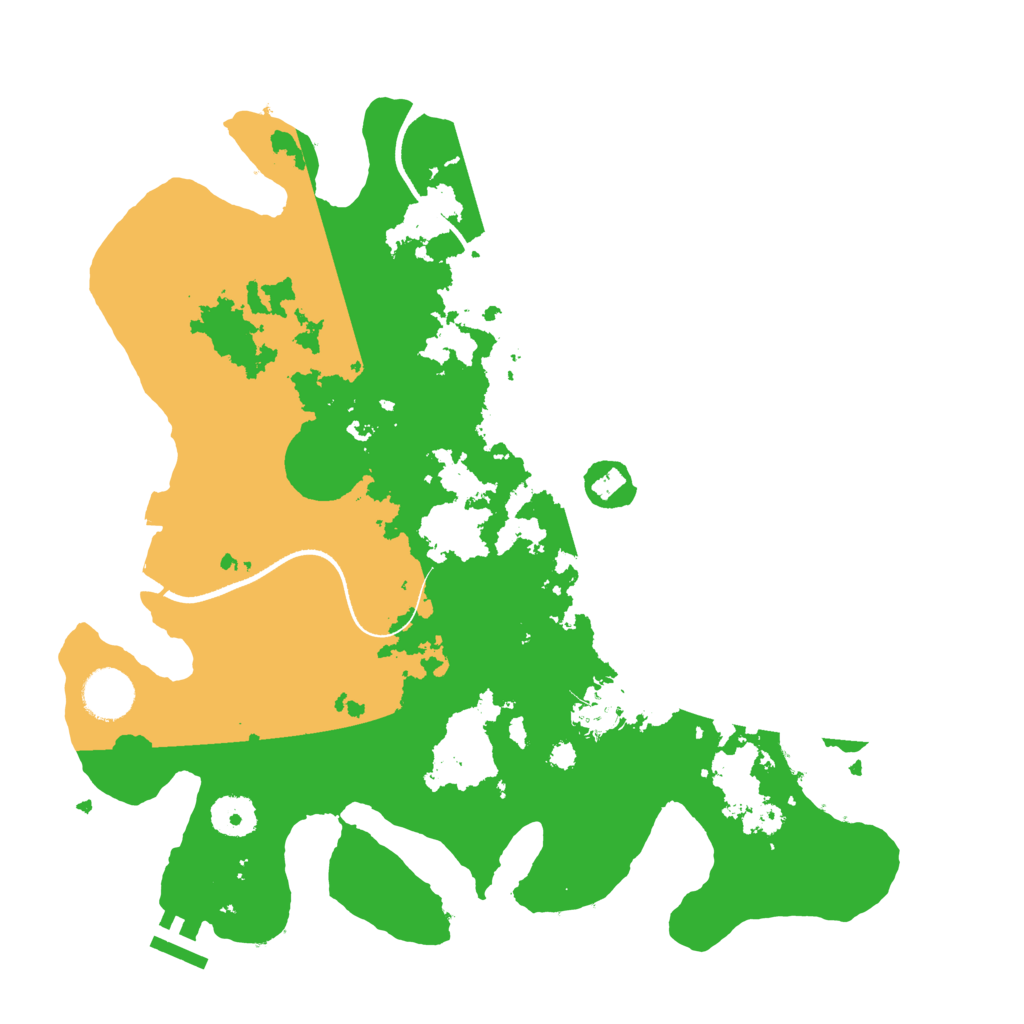 Biome Rust Map: Procedural Map, Size: 3500, Seed: 913973