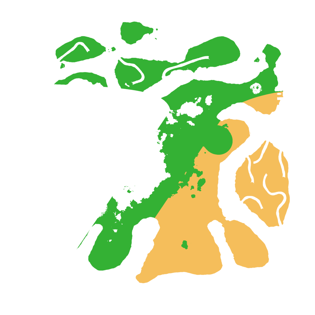 Biome Rust Map: Procedural Map, Size: 3000, Seed: 542278994