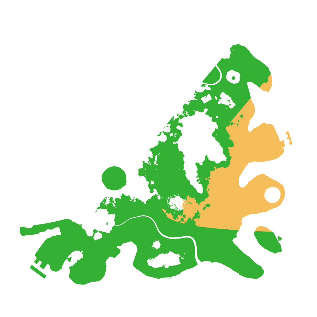 Biome Rust Map: Procedural Map, Size: 3500, Seed: 979678