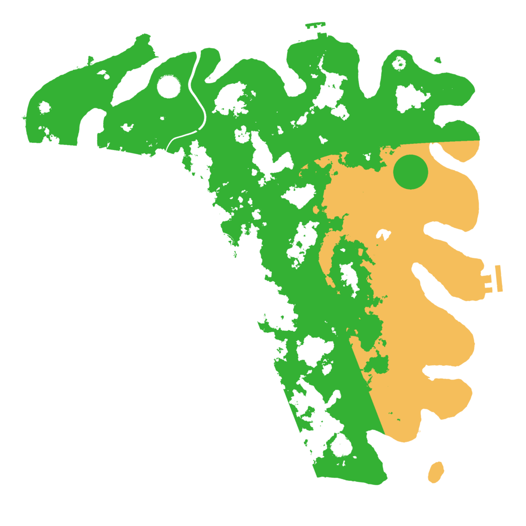 Biome Rust Map: Procedural Map, Size: 4000, Seed: 442750