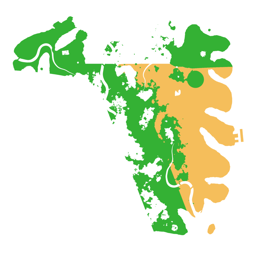 Biome Rust Map: Procedural Map, Size: 4000, Seed: 442750