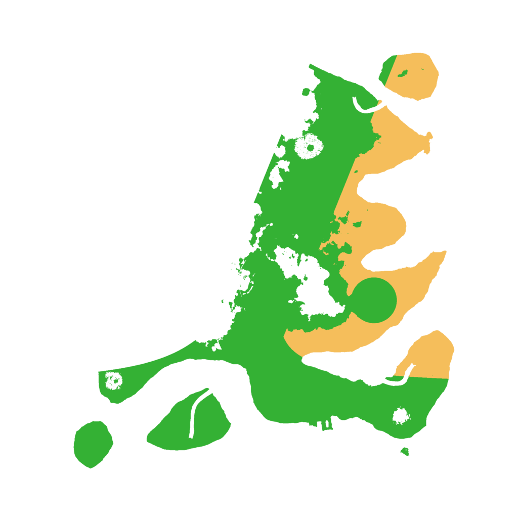 Biome Rust Map: Procedural Map, Size: 3000, Seed: 521691468