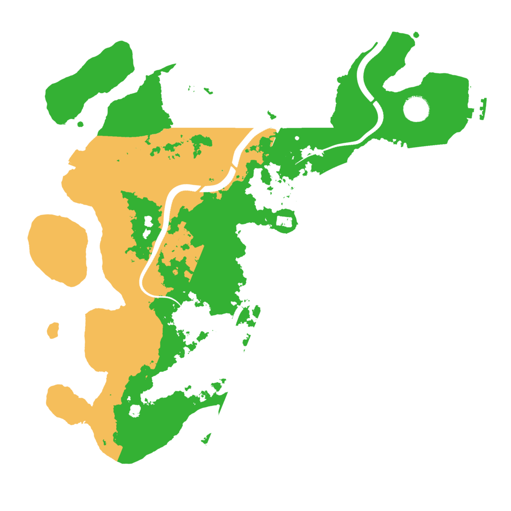 Biome Rust Map: Procedural Map, Size: 3500, Seed: 7212643
