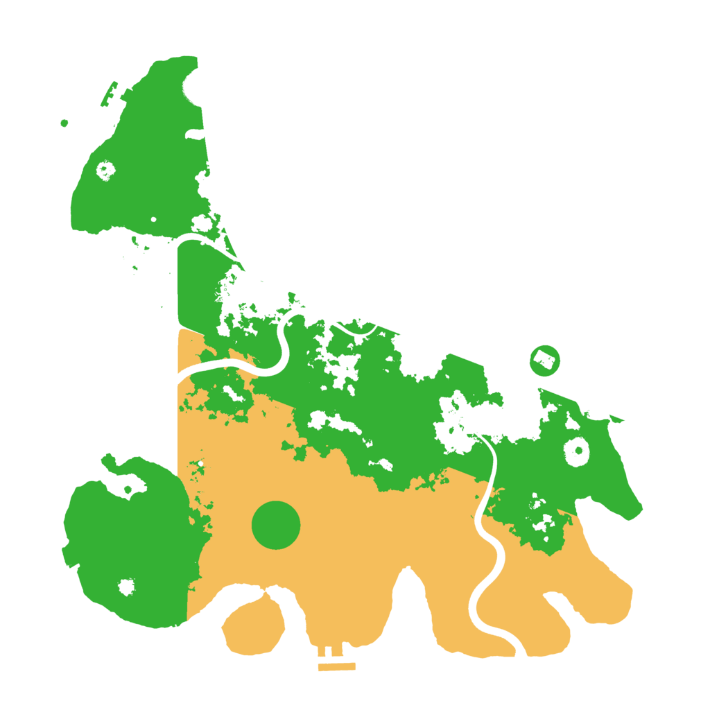 Biome Rust Map: Procedural Map, Size: 3850, Seed: 421691822