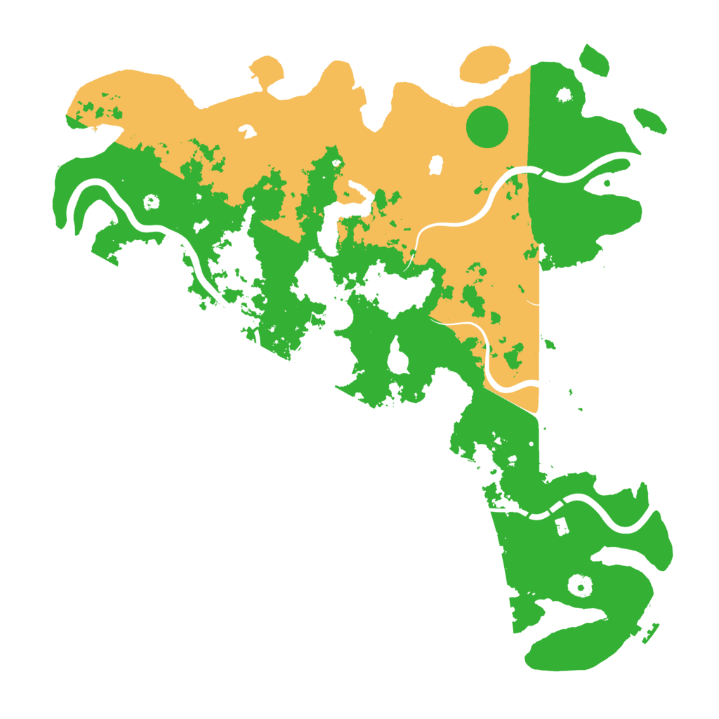 Biome Rust Map: Procedural Map, Size: 4500, Seed: 242673467