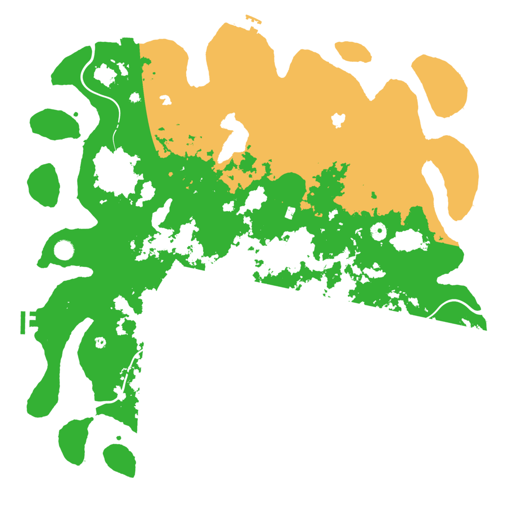 Biome Rust Map: Procedural Map, Size: 4500, Seed: 17399975