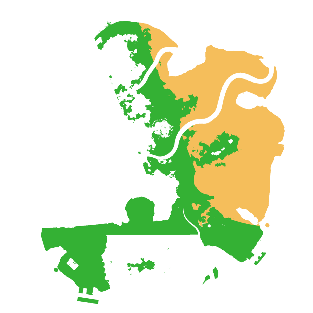 Biome Rust Map: Procedural Map, Size: 3000, Seed: 82304
