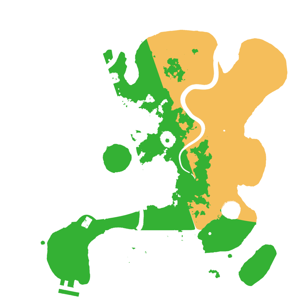 Biome Rust Map: Procedural Map, Size: 3000, Seed: 2018476867