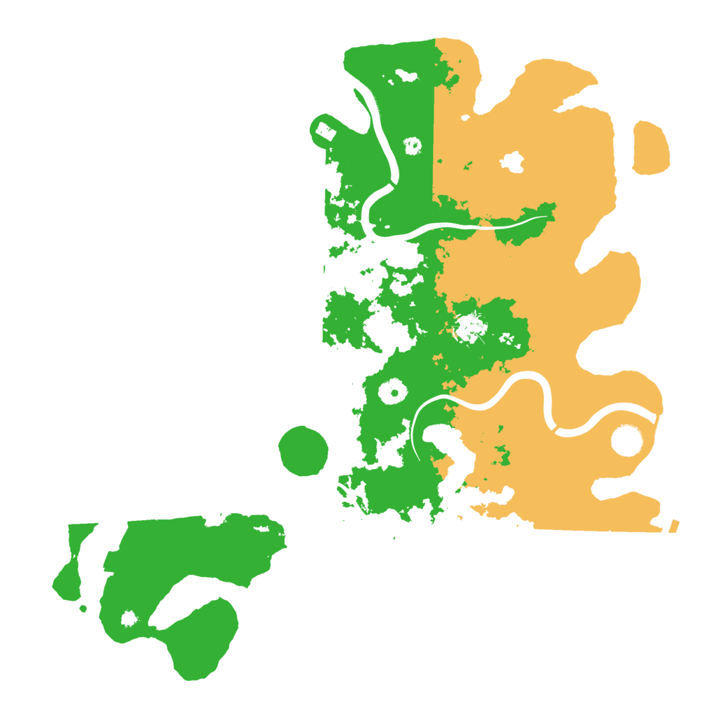 Biome Rust Map: Procedural Map, Size: 4000, Seed: 3029534