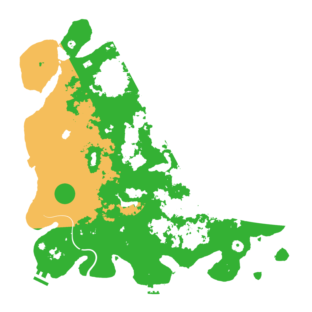 Biome Rust Map: Procedural Map, Size: 4000, Seed: 19187