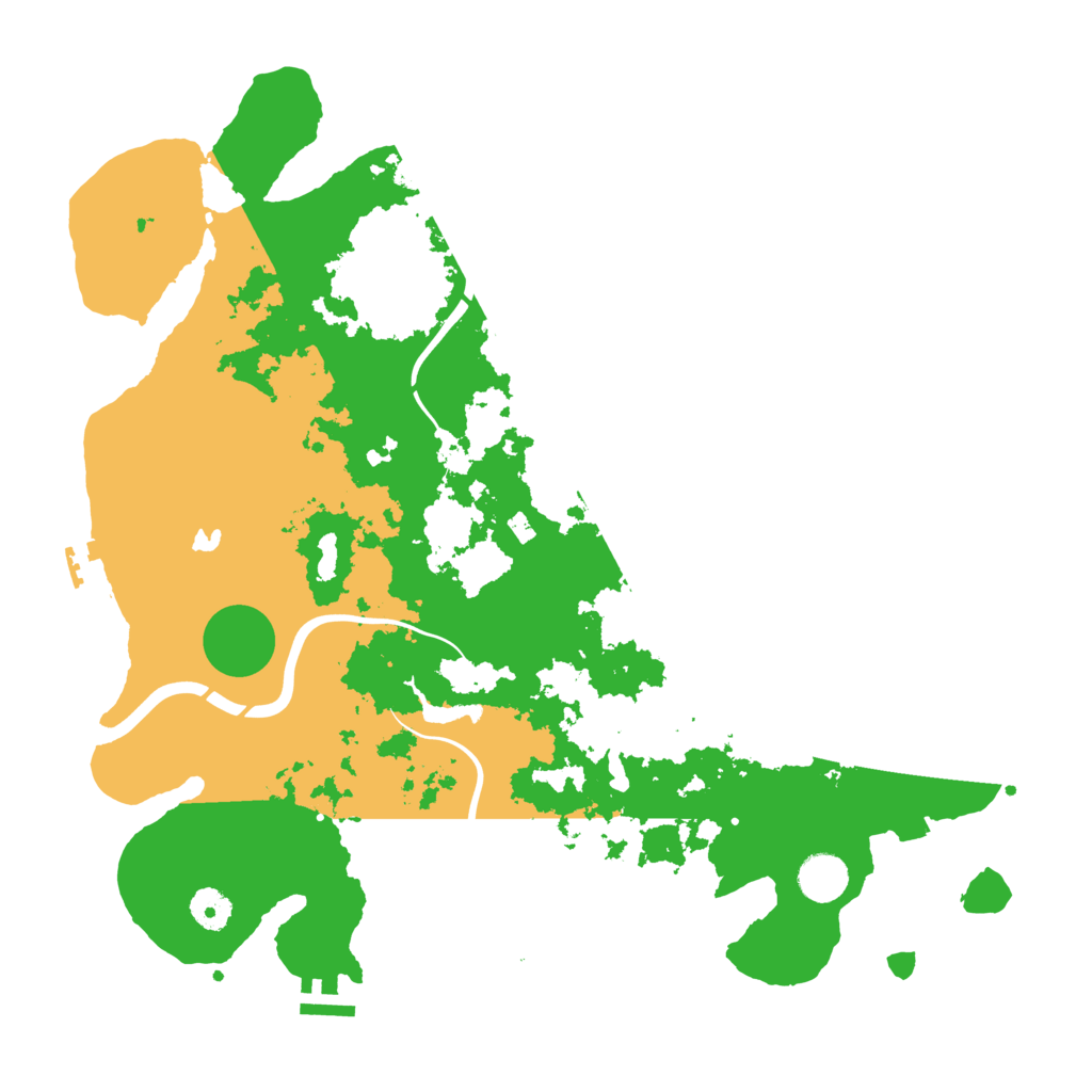 Biome Rust Map: Procedural Map, Size: 4000, Seed: 19187