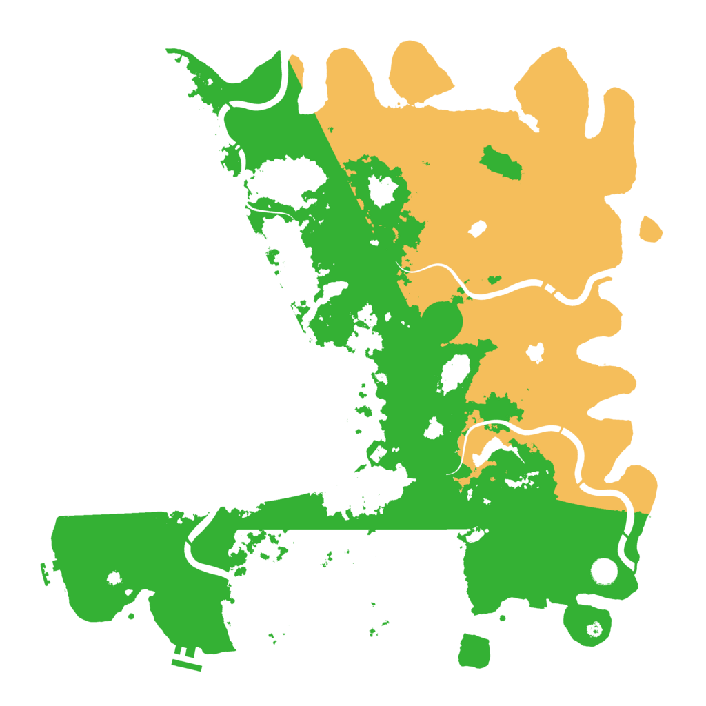 Biome Rust Map: Procedural Map, Size: 4700, Seed: 123456