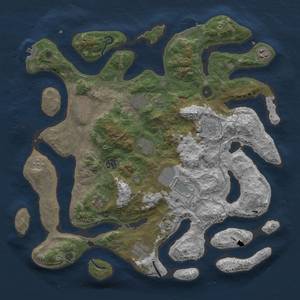 Thumbnail Rust Map: Procedural Map, Size: 4200, Seed: 4200, 15 Monuments