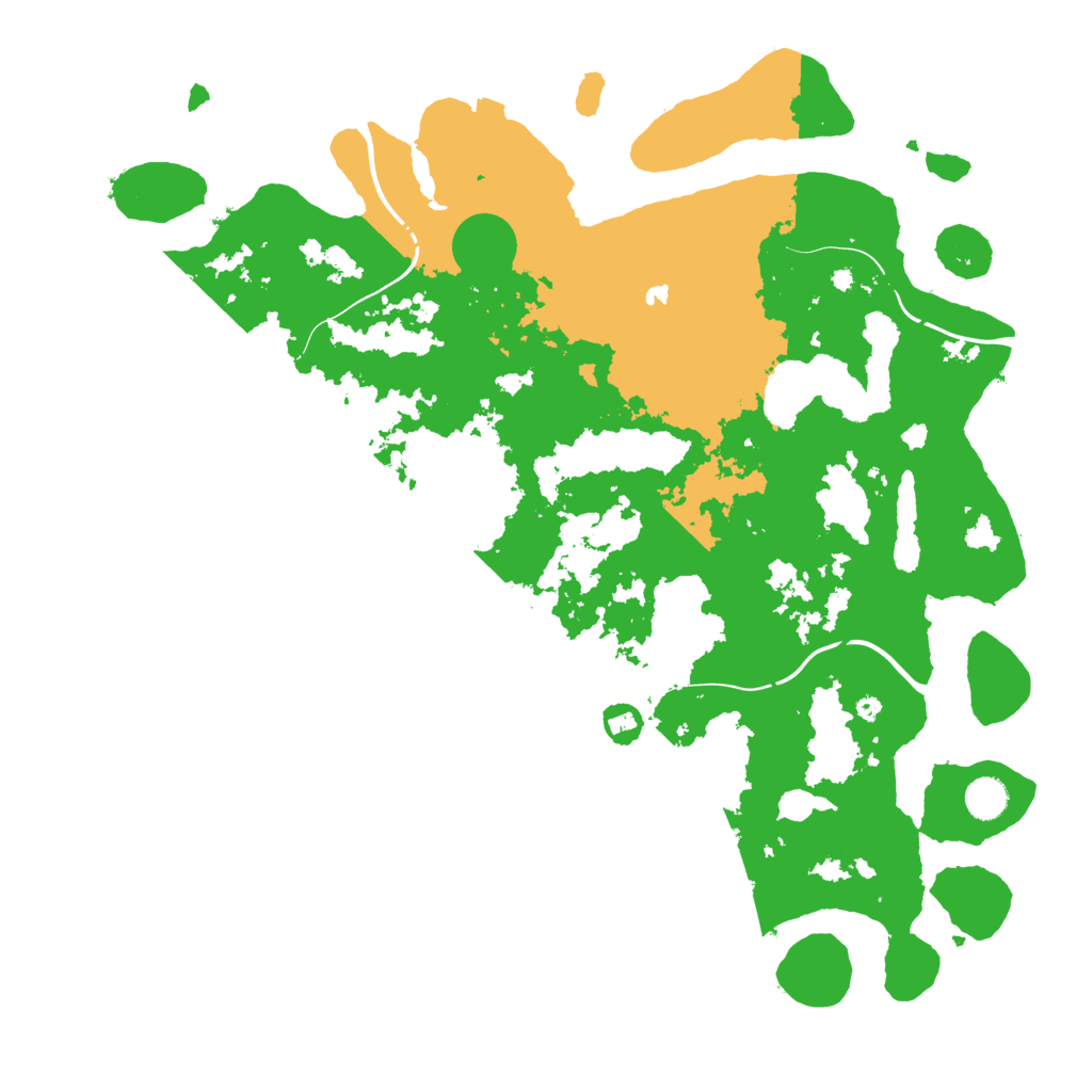 Biome Rust Map: Procedural Map, Size: 4500, Seed: 1303884650