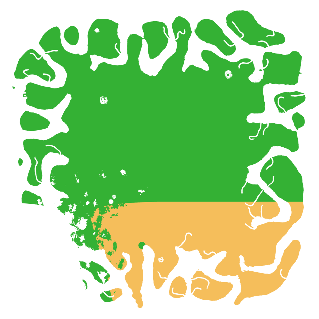 Biome Rust Map: Procedural Map, Size: 6000, Seed: 1089634612